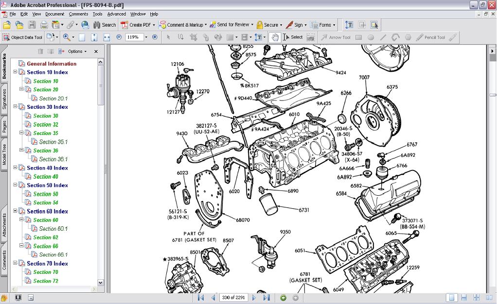 Ford Parts Diagrams And Descriptions